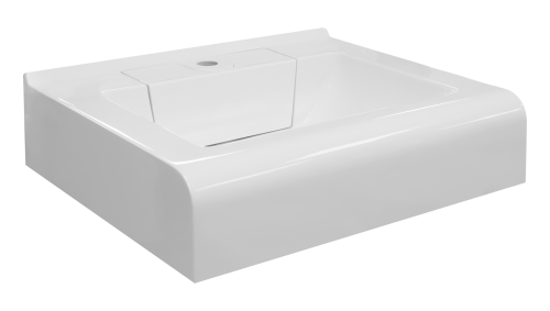 Раковина мебельная из литьевого мрамора Marko Корса 60 5209600 60х51 подвесная цвет белый