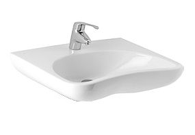 Раковина Jika MIO 8.1371.4.000.104.9 64х55 подвесная цвет белый 1 отверстие под смеситель