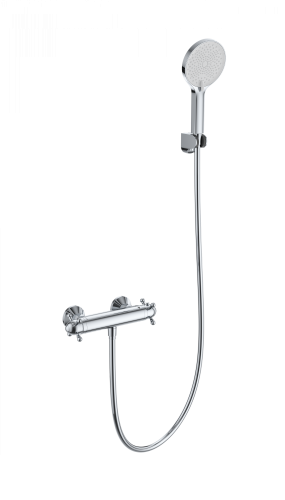 Смеситель для душа Wonzon & Woghand WW-B2048-A-CR настенный хром с термостатом