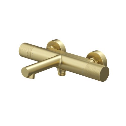 Смеситель для ванны и душа IDDIS Duna DUNMG02i74WA настенный золото матовое