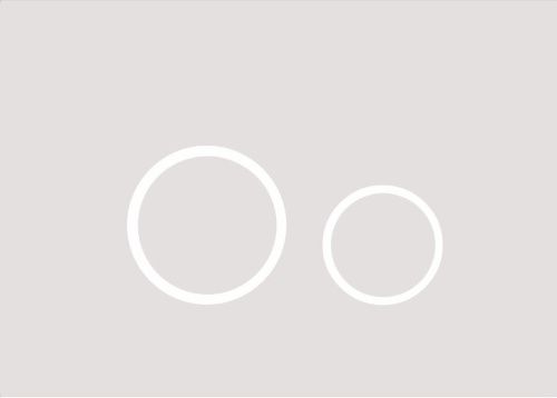 Клавиша смыва механическая KK POL AQUAFIORI SFERA 350/AFS/057-00-00 цвет белый матовый