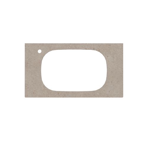 Столешница Kerama Marazzi MAGIA DI VENEZIA MA.2.1.SG540620R\90 90х50 накладная цвет бежевый