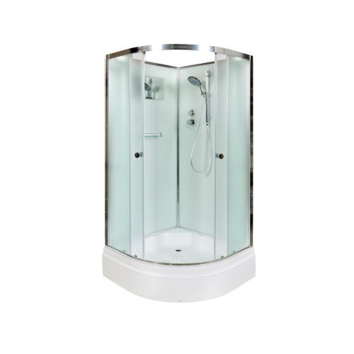 Душевая кабина AvaCan D271 100х100 четверть круга без крыши ориентация универсальная