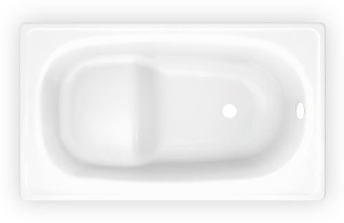 Ванна стальная BLB Europa mini B2SE22001 120х70 пристенная прямоугольная без ножек