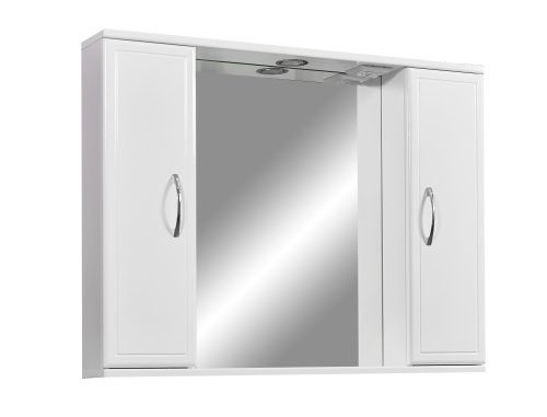 Зеркало-шкаф Stella Polar Концепт SP-00000059 80х14х70 подвесной цвет белый