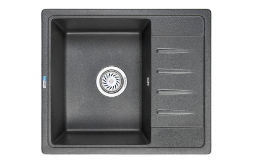 Кухонная мойка Granula 5803, ГРАФИТ 58х50 цвет графит поверхность матовая