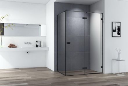 Душевой уголок Cezares BELLAGIO BELLAGIO-AH-1-120/100-C-NERO 120х100 стекло прозрачное профиль черный без поддона