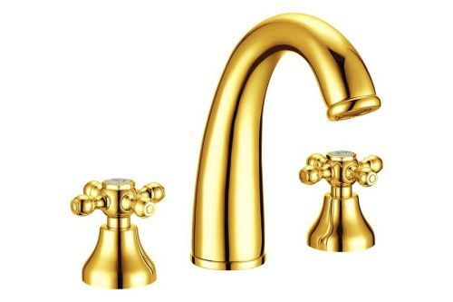 Смеситель Boheme Tradizionale Oro 297 на раковину золото