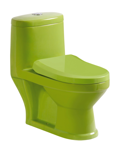 Унитаз напольный с бачком Gid Aventura Tr2192-G (62207) зеленый с сиденьем микролифт