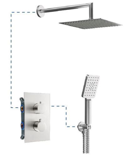 Душевой комплект AQG Alpha 19ALTEC22911 на потолок