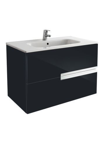 Тумба под раковину Roca VICTORIA NORD Z.RU90.0.009.7 79х45х55 подвесная цвет черный