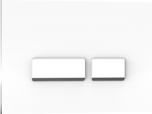 Клавиша смыва механическая Iberica Blanca CRYSTAL-R IB.B022.001.00 цвет белый