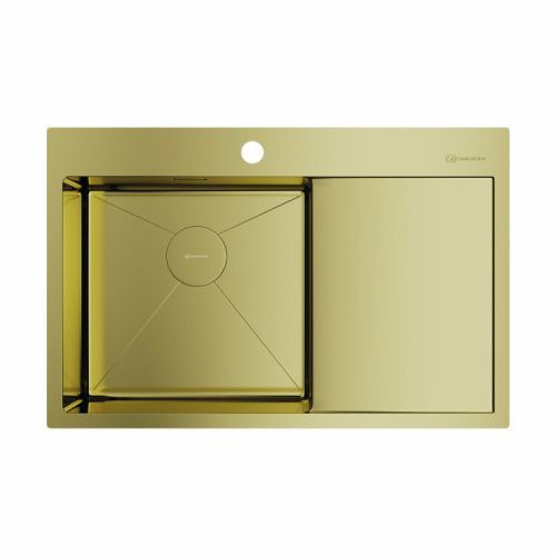 Кухонная мойка Omoikiri Akisame 4973085 78х51 цвет светлое золото