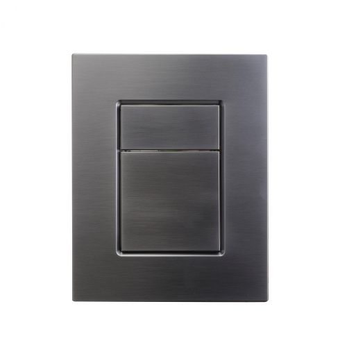 Кнопка смыва пневматическая Wonzon & Woghand WW-IB256-BGM цвет темный графит