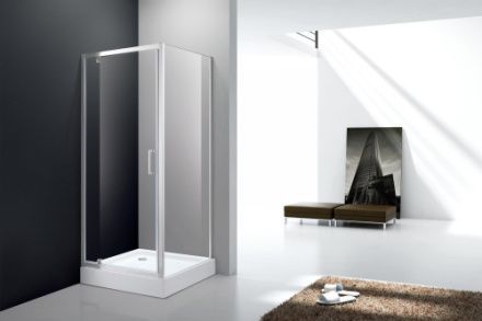 Душевой уголок Cezares MOLVENO MOLVENO-A-1-90-C-Cr-IV 90х90 стекло прозрачное профиль хром глянцевый без поддона