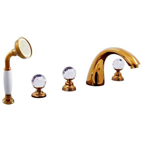 Смеситель RavSlezak BRILLIANCE BRILLIANCE169.5PSM на борт ванны бронза