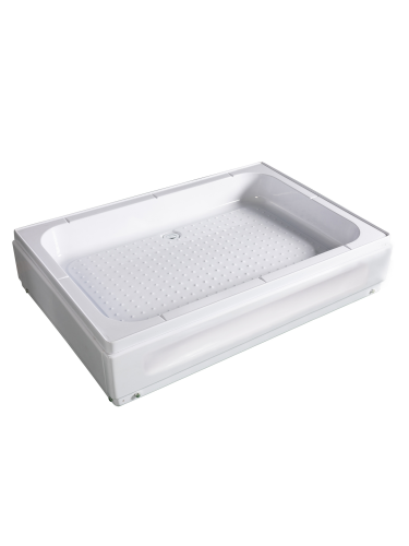 Душевой поддон WEMOR 90/70/24 S (10000002268) 90х70 акрил белый с каркасом