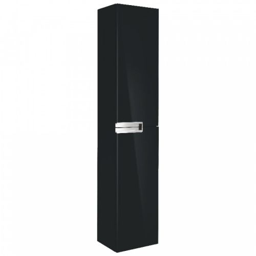 Шкаф-пенал Roca Victoria Nord Black Edition ZRU9000095 30х24х150 подвесной цвет черный глянцевый