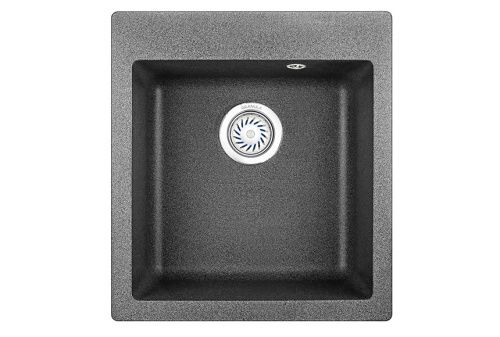 Кухонная мойка Granula 4201, ГРАФИТ 42х49 цвет графит поверхность матовая