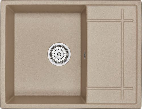 Кухонная мойка Granula 6501, ПЕСОК 65х50 цвет бежевый поверхность матовая
