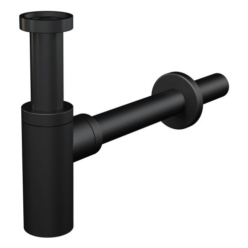 Сифон для раковины Alcadrain Black A400BLACK черный