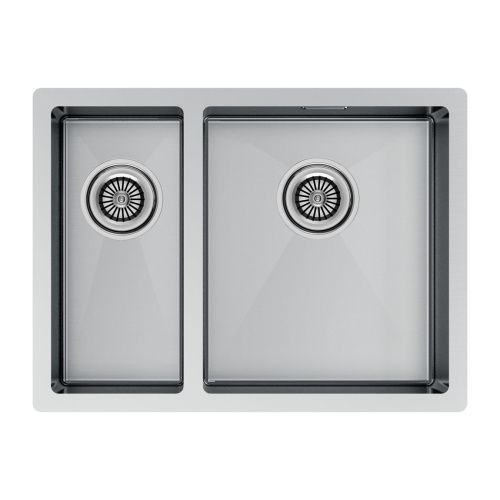 Кухонная мойка Paulmark GERBERG 59/2S UNI PM225944-BSR 34х39 цвет брашированная нержавеющая сталь поверхность матовая