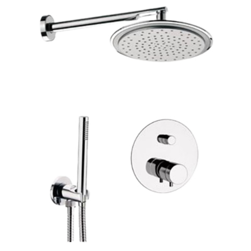 Душевая система Remer Elegance NT09S02 встраиваемая в стену с термостатом