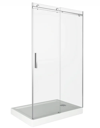 Душевая перегородка Good Door Galaxy ГЛ00010 140х195 стекло прозрачное профиль хром глянцевый