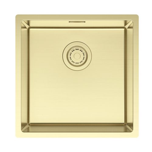 Мойка LASSAN 44 UNI, нерж. сталь, LA44-LG, светлое золото, 440х440мм, Paulmark