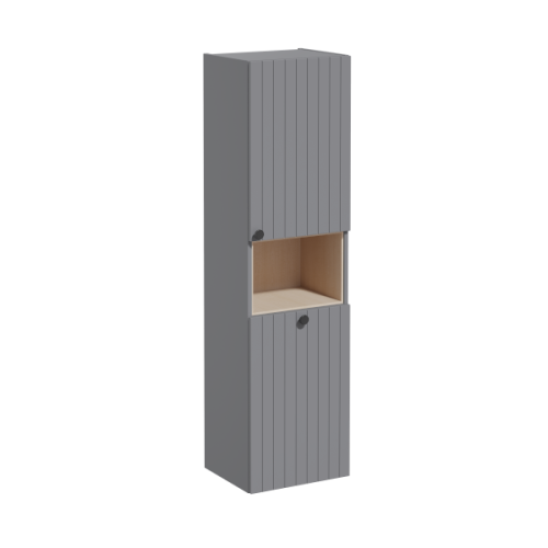 Шкаф-пенал Vitra Root Groove 69102 42х36х155 подвесной цвет серый матовый