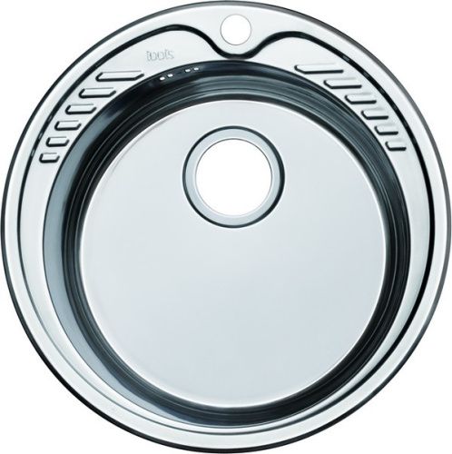 Кухонная мойка IDDIS Suno SUN51S0i77 51х51 цвет хром поверхность глянцевая