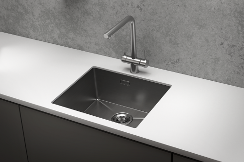 Кухонная мойка Granula 5445U, СТАЛЬ САТИН 54х45 цвет сталь сатин поверхность матовая