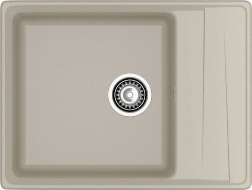 Кухонная мойка Granfest Level LV-660L топаз 66х50 цвет серый поверхность матовая