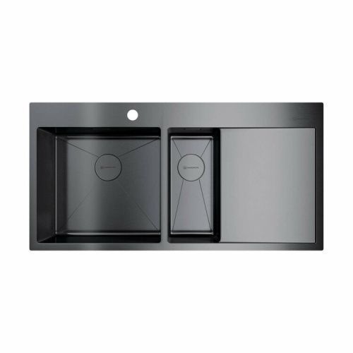 Кухонная мойка Omoikiri Akisame 4973103 100х51 цвет вороненая сталь