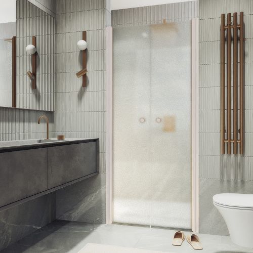 Душевая дверь Maybah Glass MGD-426-1 120х198 стекло матовое профиль белый матовый