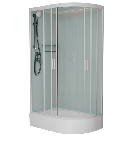 Душевая кабина Frank 127009 120х80 с крышей ориентация левая