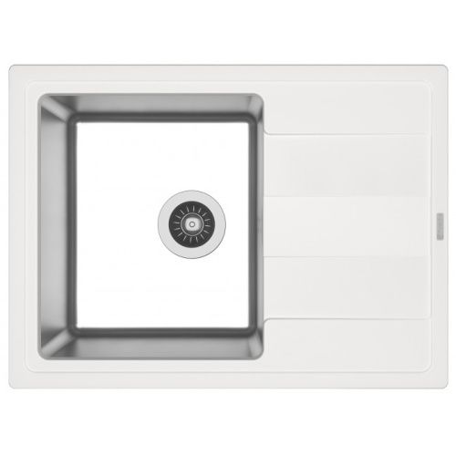 Кухонная мойка Florentina Комби 650 21.390.B0650.201 65х48 цвет белый поверхность матовая