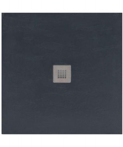 Душевой поддон Aquanet Pleasure 00258889 100х100 искусственный камень черный без каркаса