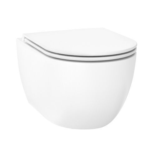 Унитаз подвесной Wellsee Chalice Perfection 182607001 белый глянцевый с сиденьем микролифт безободковый смыв торнадо