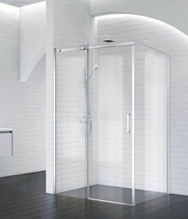 Душевой уголок BelBagno ACQUA ACQUA-AH-1-120/100-C-Cr 120х100 стекло прозрачное профиль хром глянцевый без поддона