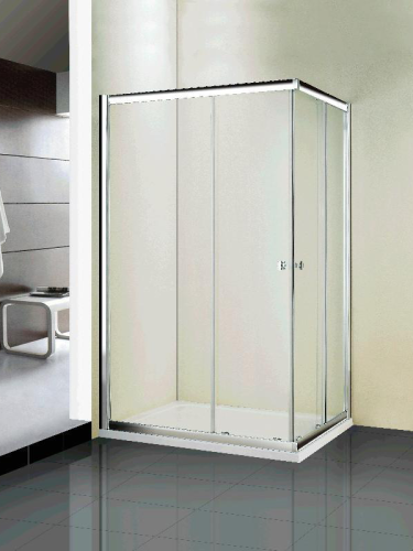 Душевой уголок WeltWasser WW200 10000001231 120х90 стекло прозрачное профиль хром глянцевый без поддона