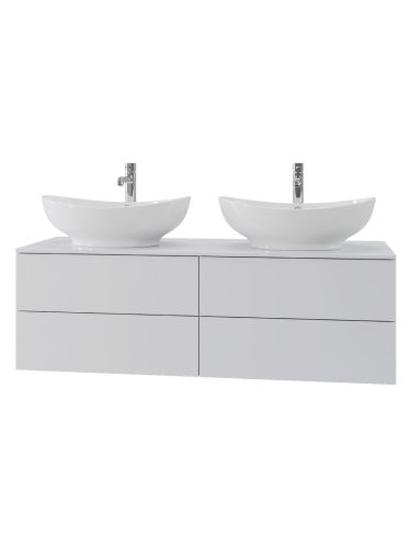 Тумба с раковиной Orange Otto Ot-130TuMDF+G56 130х45х62 цвет белый