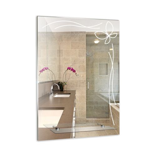 Зеркало в ванную Loranto Альтаир 00000003 54х69 цвет с рисунком