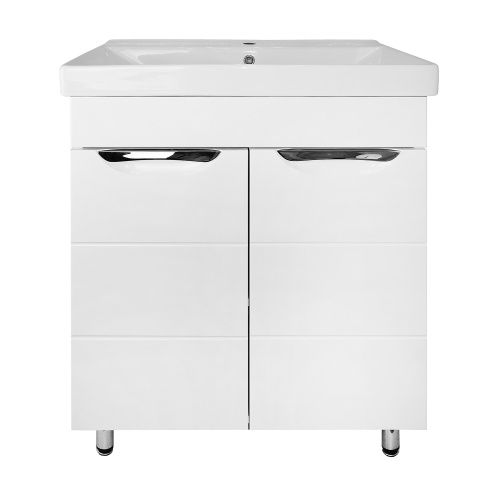 Тумба с раковиной Azario Соло CS00092803 70х47х89 напольная цвет белый глянцевый