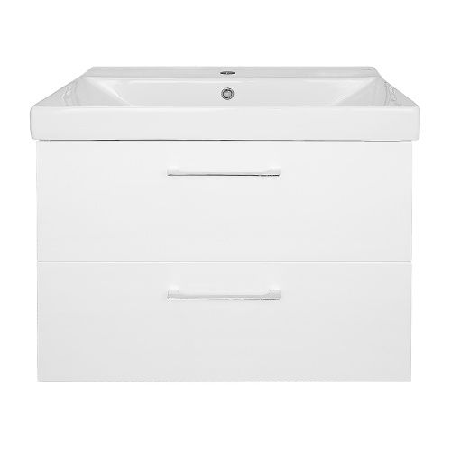 Тумба с раковиной Azario Ника CS00092801 70х48х56 подвесная цвет белый глянцевый