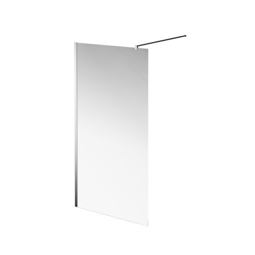 Душевая перегородка Kerama Marazzi VETRO VE.100.WI.CR 100x195 стекло прозрачное профиль хром