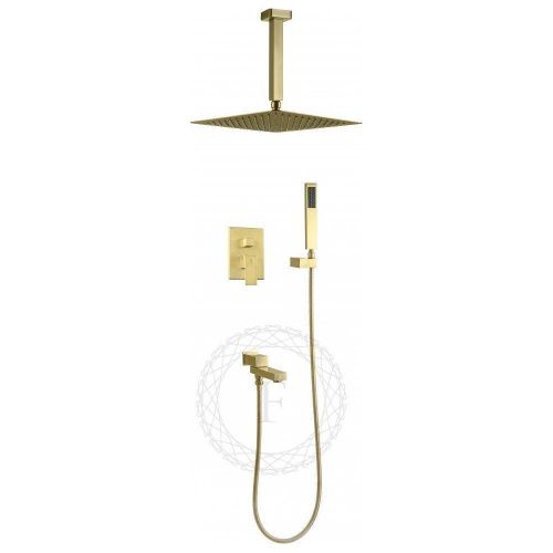 Душевая система Filarete FL1042MG встраиваемая в стену цвет матовое золото