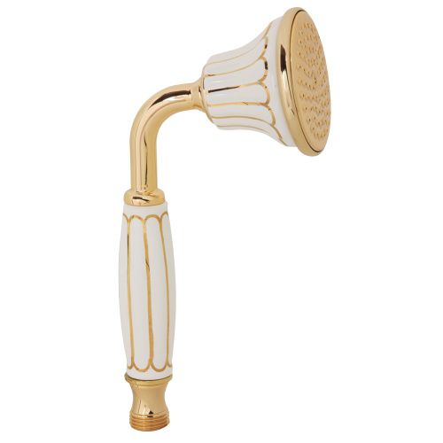Душевая лейка Migliore OLIVIA 19025  цвет белый/золото