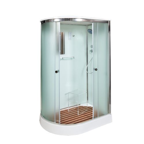 Душевая кабина AvaCan D012SREL 120х90 асимметричная с крышей ориентация правая