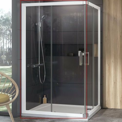 Душевая дверь Ravak  1ZI40100Z1 80x190 стекло прозрачное профиль белый